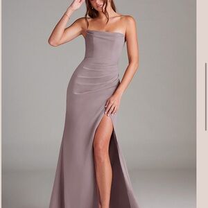 Azazie Leonis Chiffon Dress